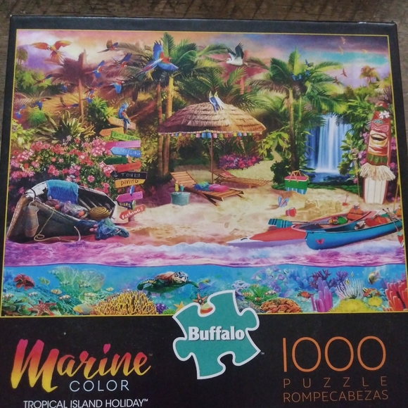Buffalo puzzle 1000 pieces - Picture 1 of 5